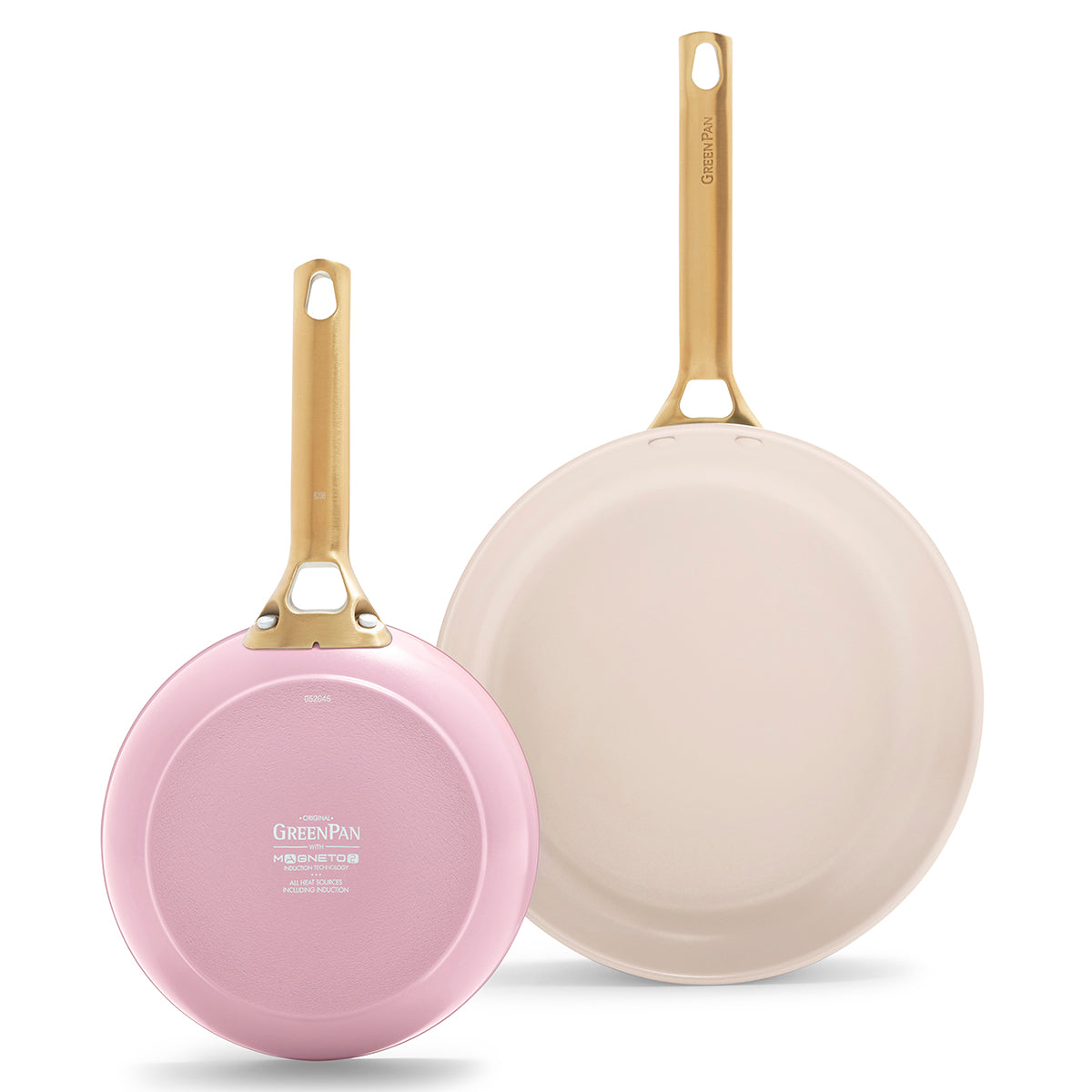 Reserve Ceramic Non-Stick 20cm and 26cm Frypan Set | Blush