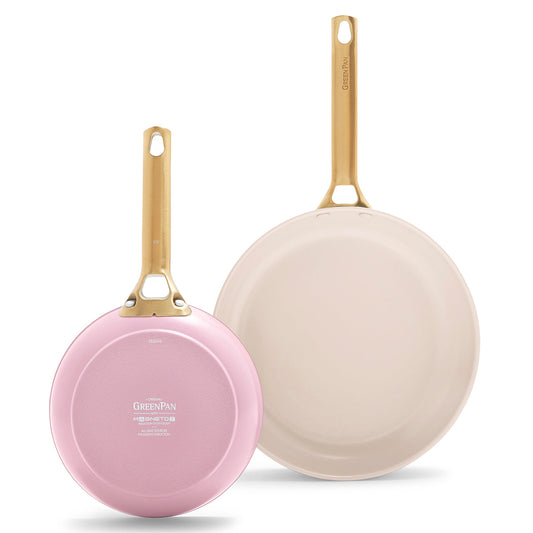 Reserve Ceramic Non-Stick 20cm and 26cm Frypan Set | Blush