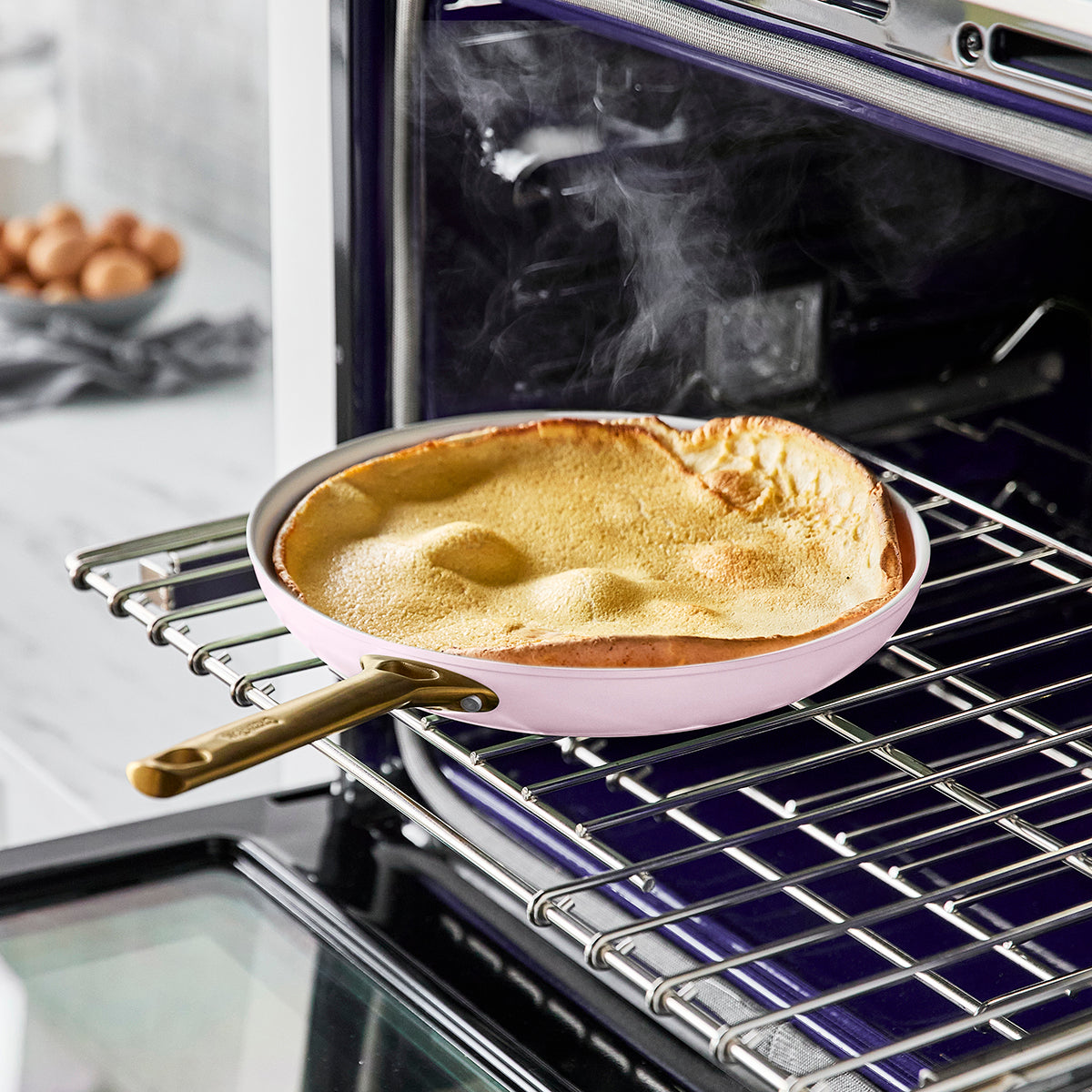 Reserve Ceramic Non-Stick 20cm and 26cm Frypan Set | Blush