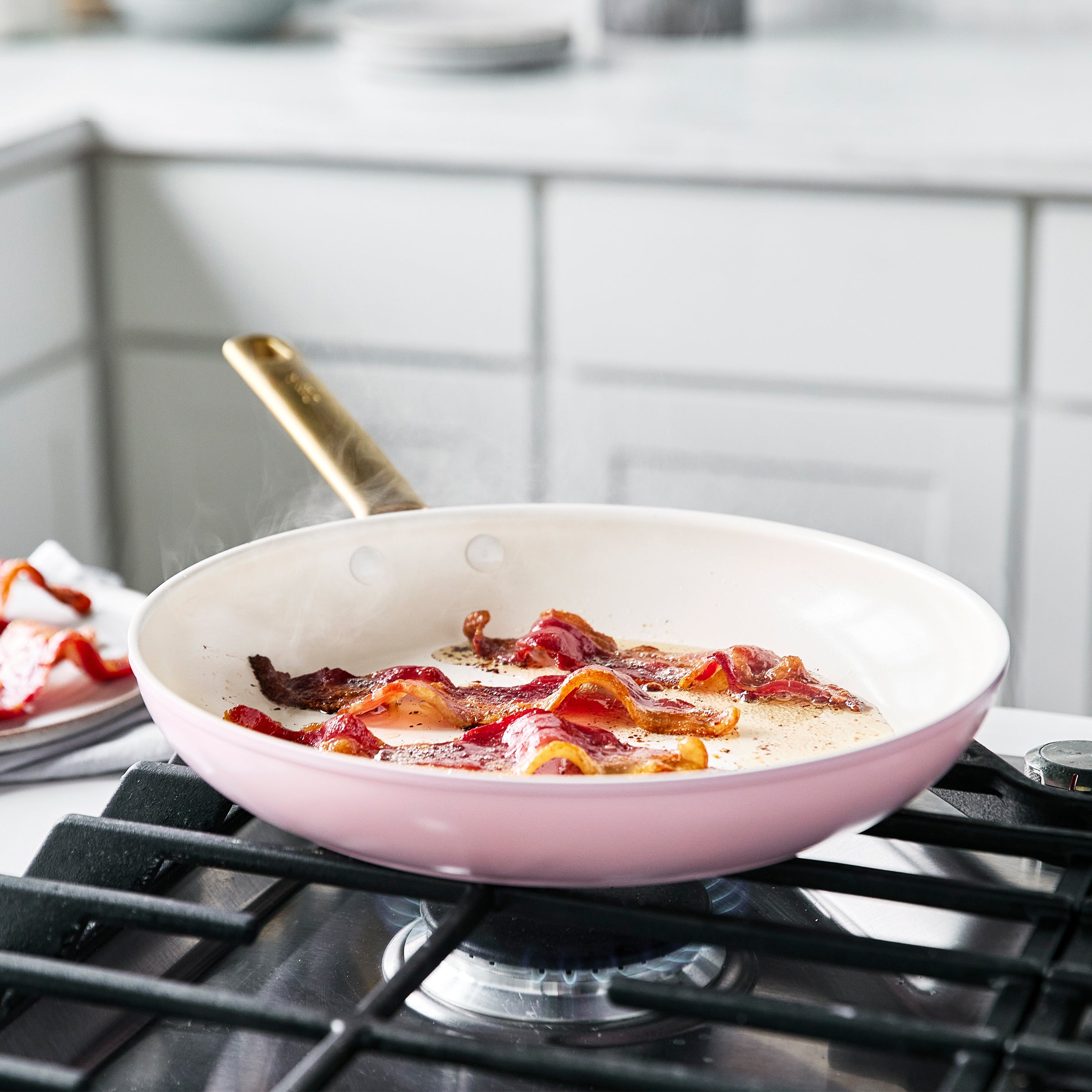 Reserve Ceramic Non-Stick 10-Piece Cookware Set | Blush