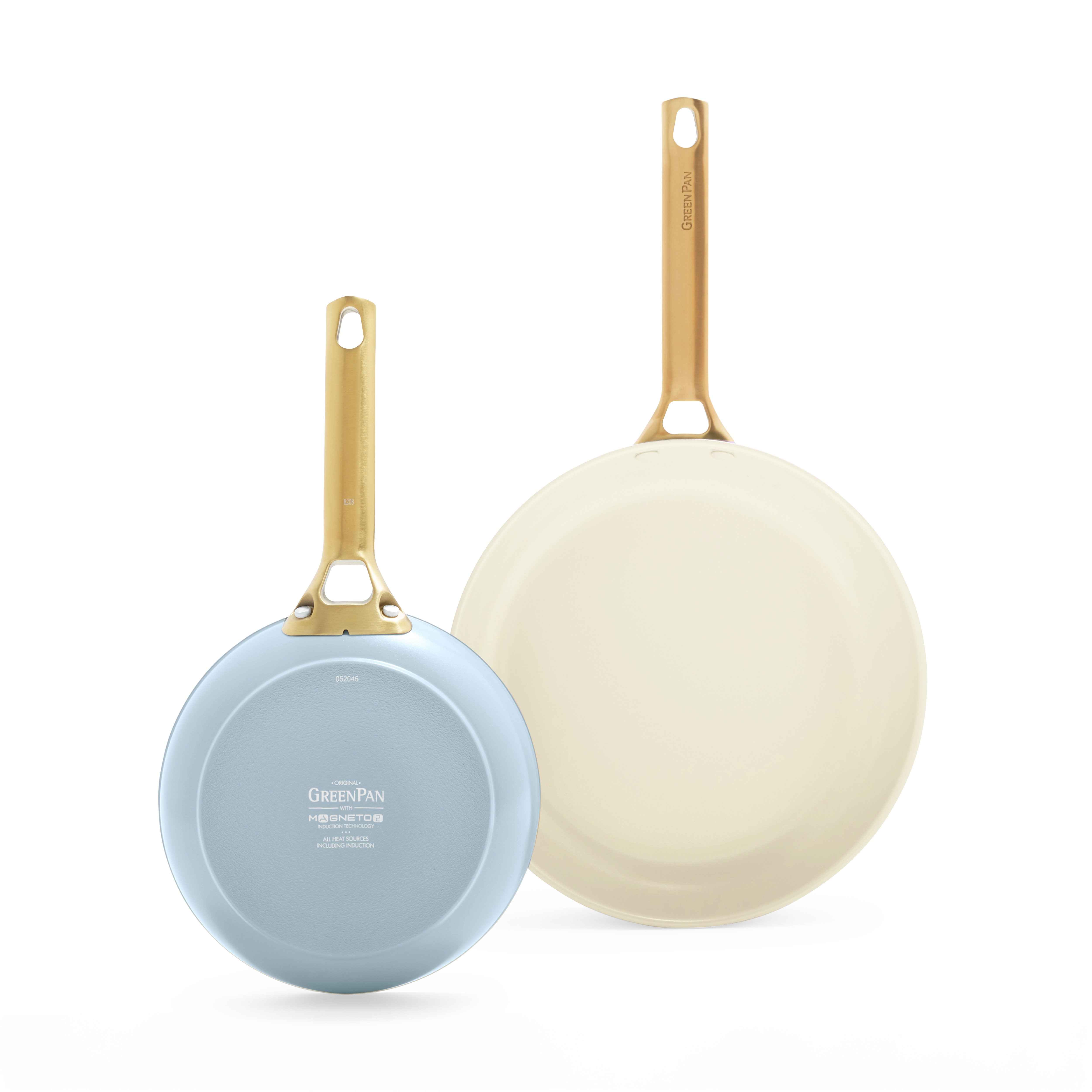 Padova Reserve 2 Piece Frypan Set Light Blue 20cm & 26cm