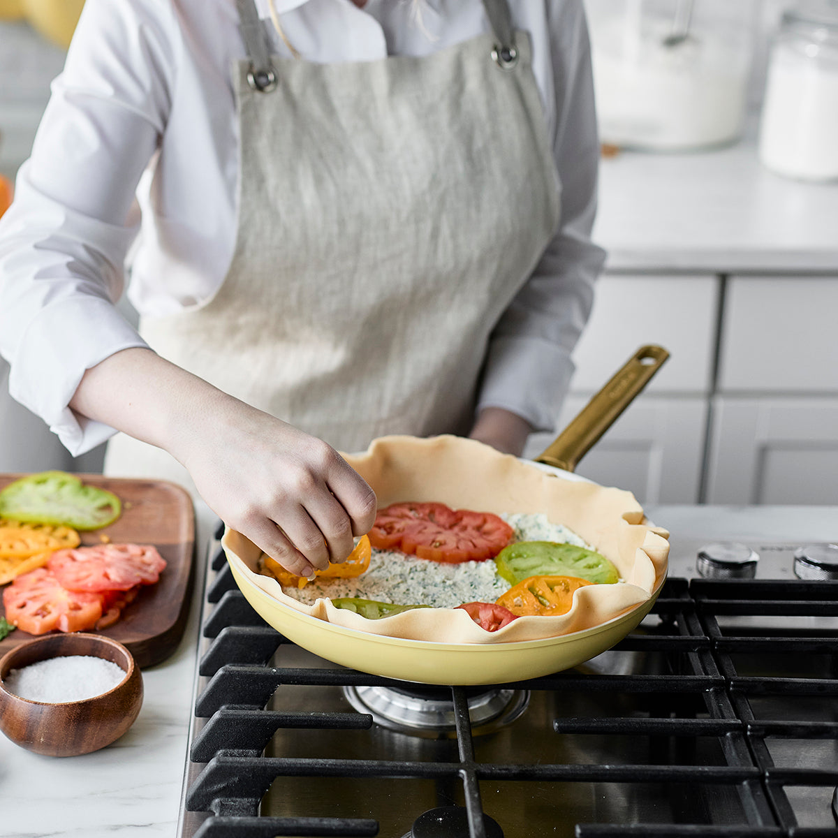 Reserve Ceramic Non-Stick 10-Piece Cookware Set | Sunrise