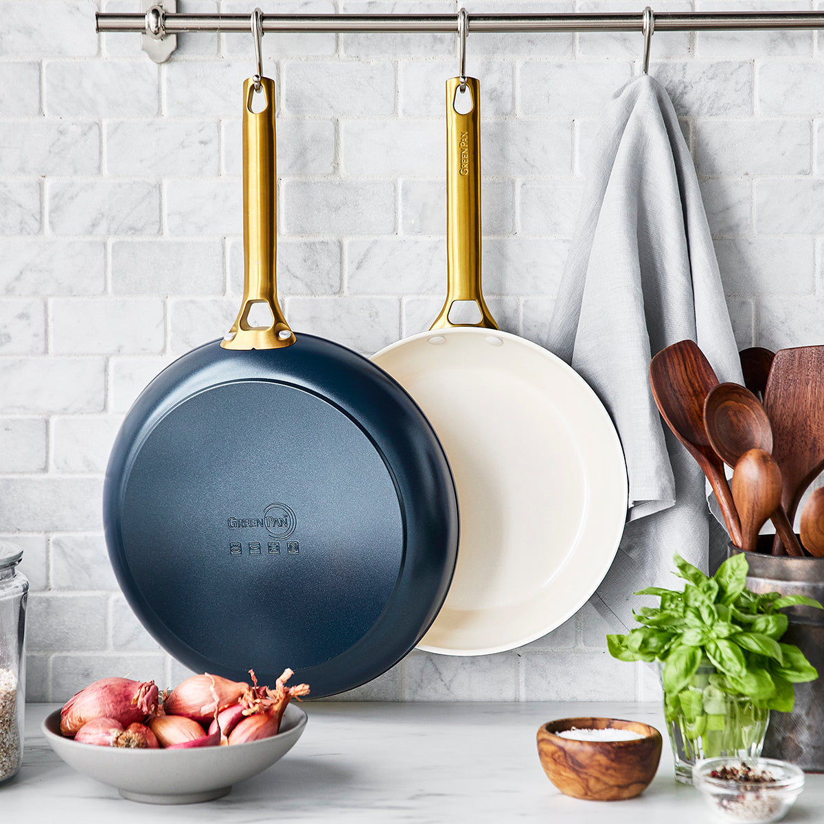 Reserve Ceramic Non-Stick 20cm and 26cm Frypan Set | Twilight