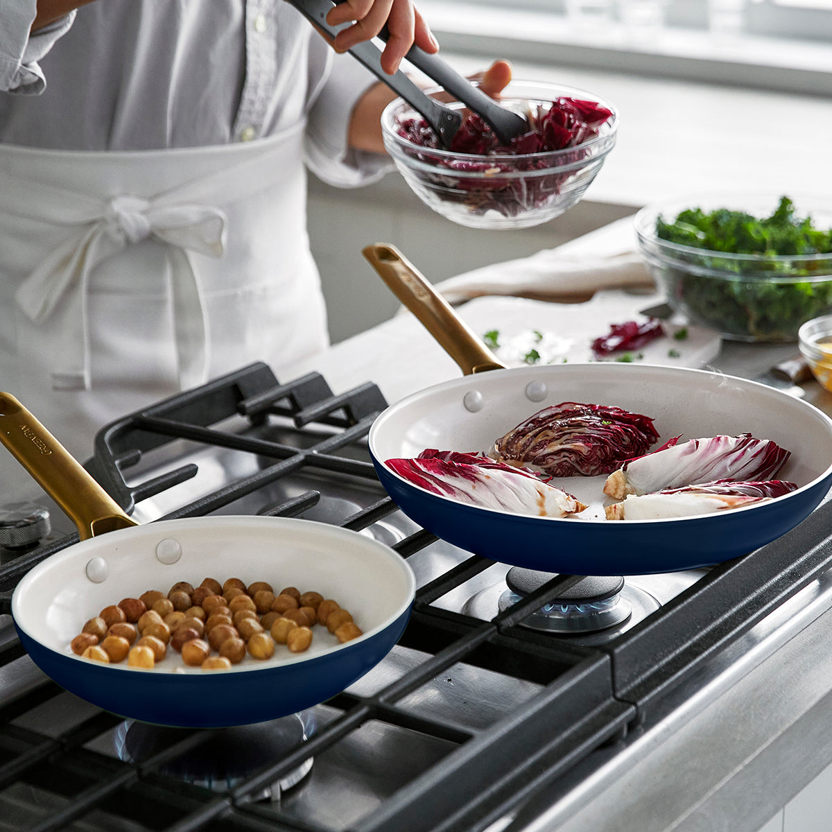 Reserve Ceramic Non-Stick 20cm and 26cm Frypan Set | Twilight