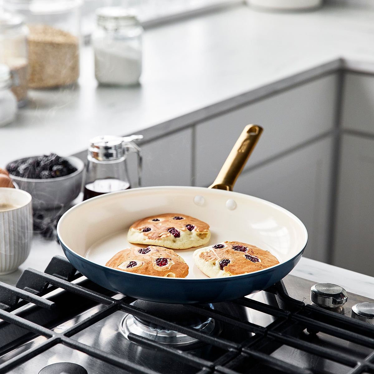 Reserve Ceramic Non-Stick 20cm and 26cm Frypan Set | Twilight