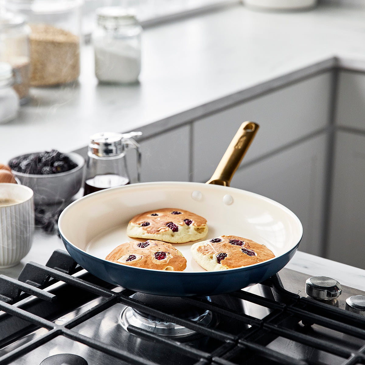 Reserve Ceramic Non-Stick 10-Piece Cookware Set | Twilight