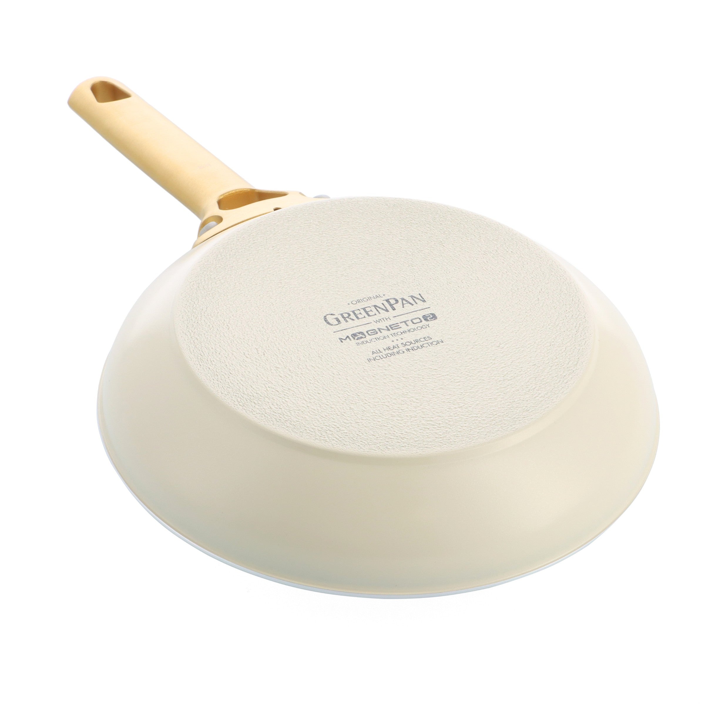 Padova Reserve 2 Piece Frypan Set Cream White 20cm & 26cm
