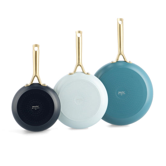 Shades 3-Piece Frypan Set, Coastal