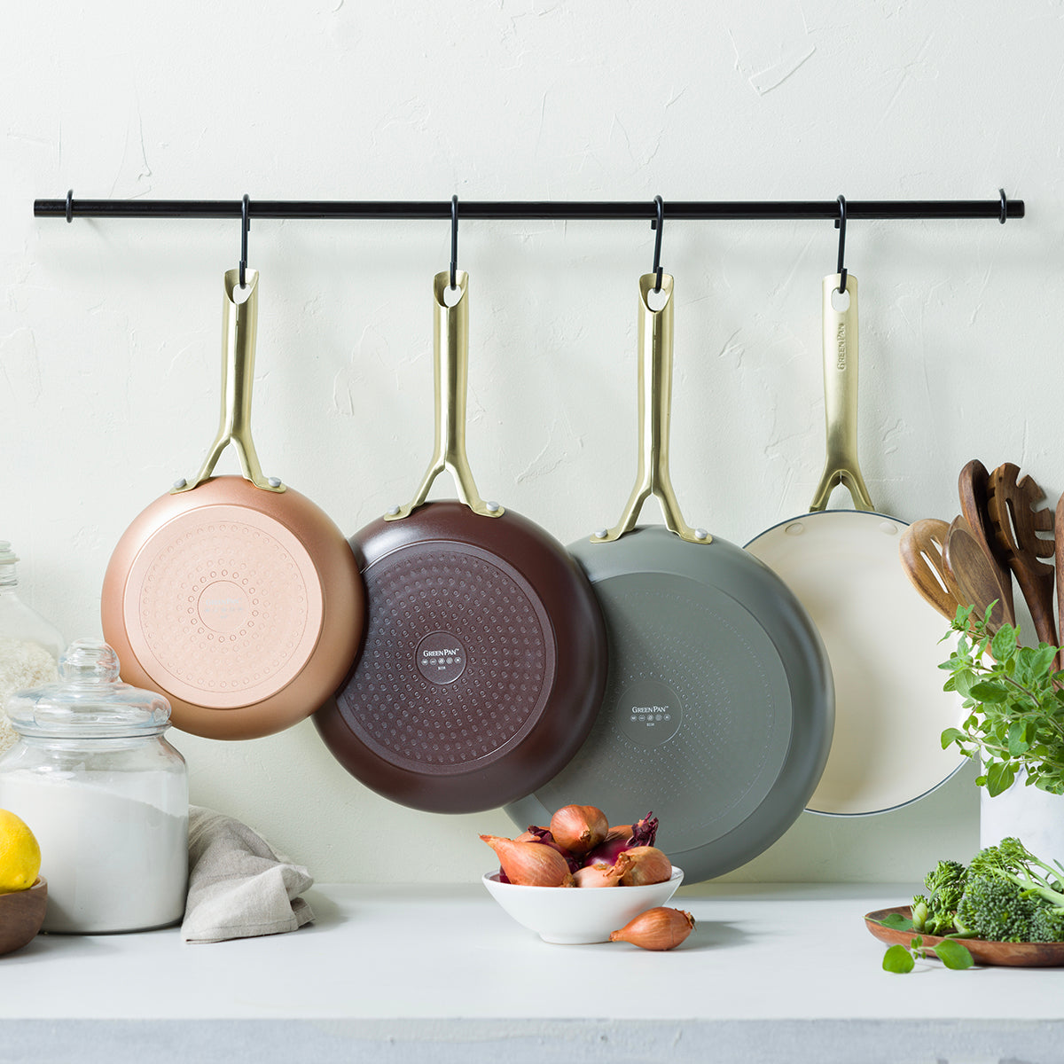Shades 3-Piece Frypan Set, Terra