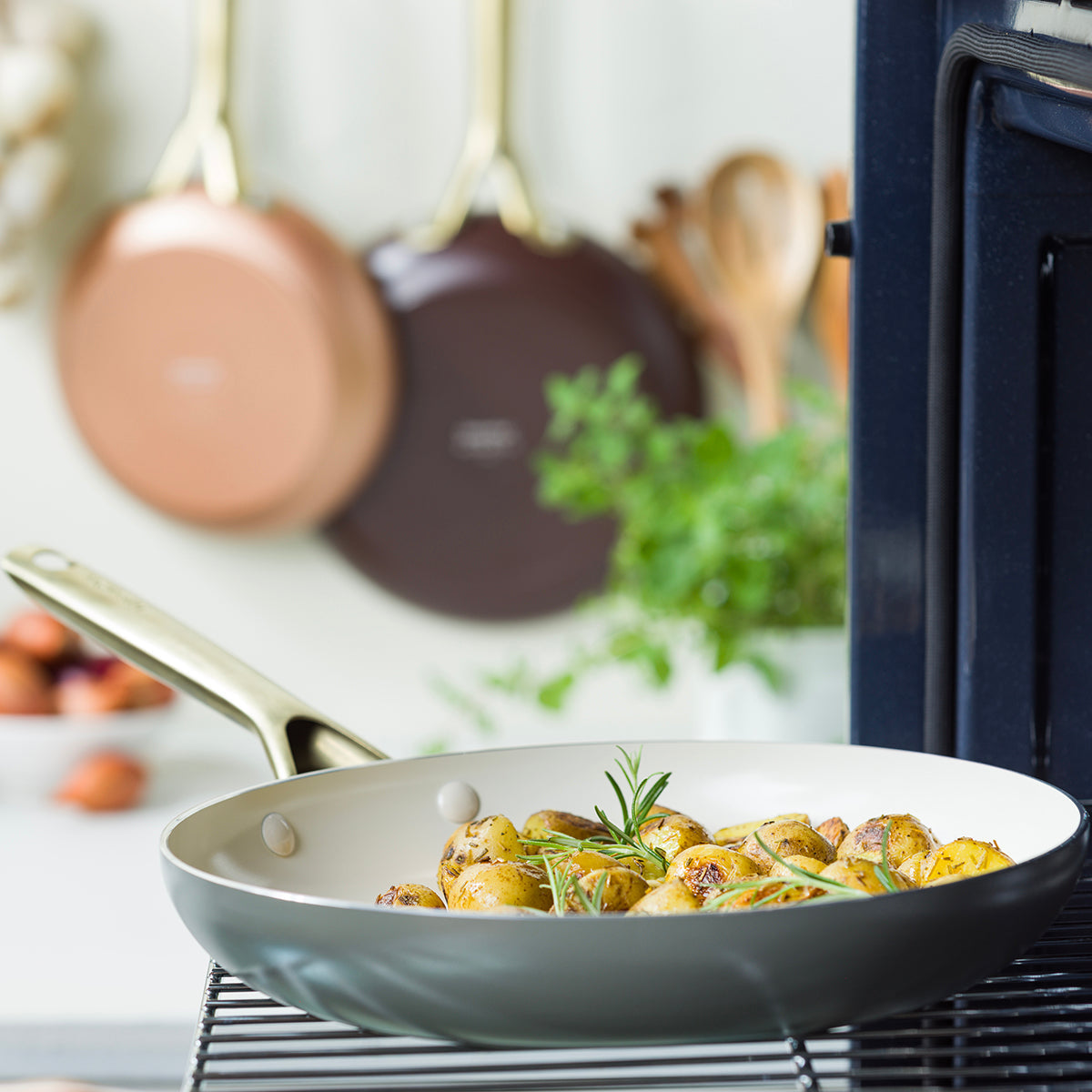 Shades 3-Piece Frypan Set, Terra