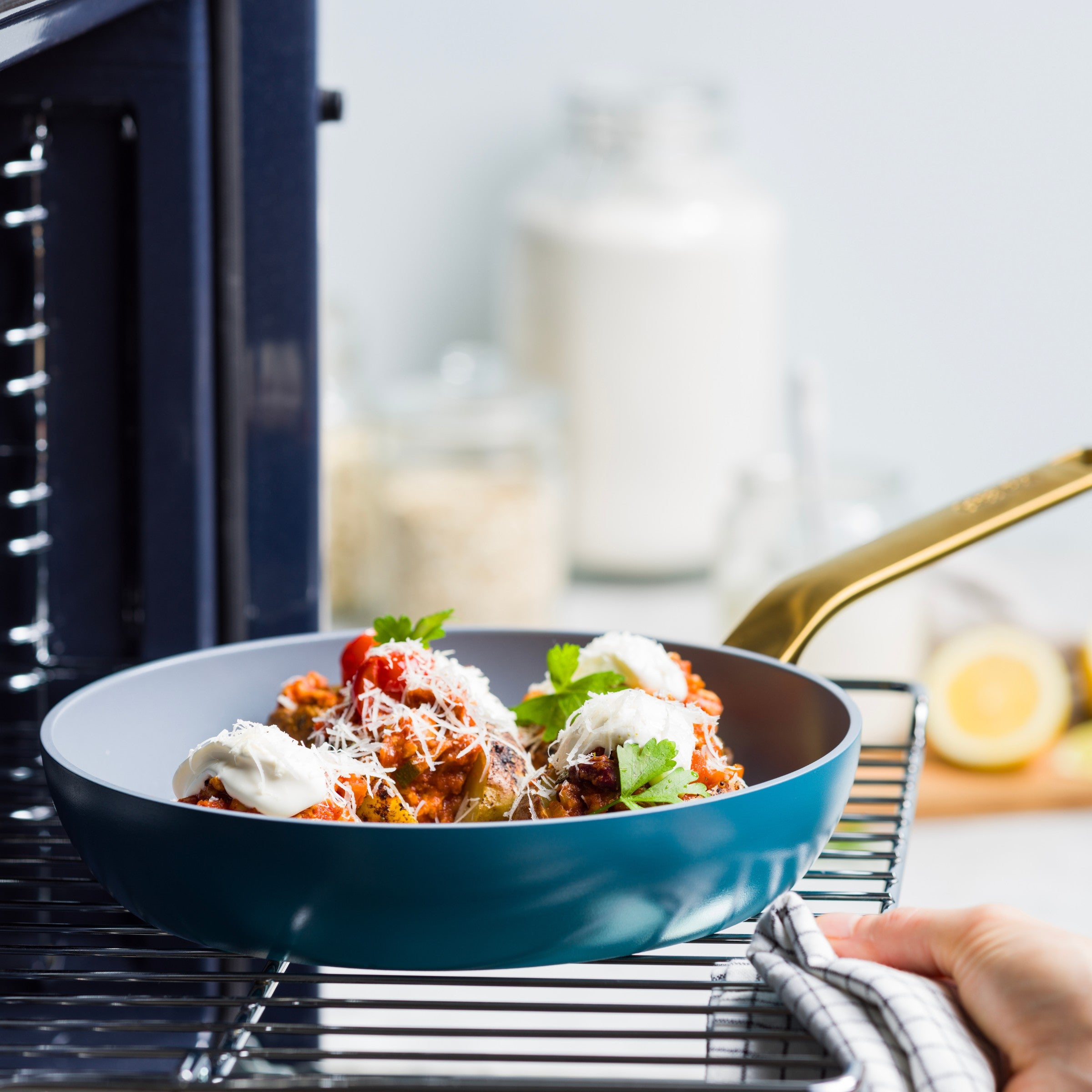 Evolution Frypan 24cm Blue