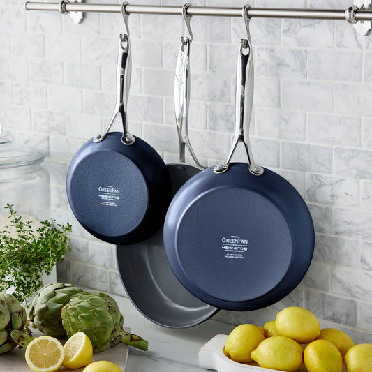 Valencia Pro Ceramic Non-Stick 20 cm, 24 cm, and 28 cm Frypan Set | Twilight