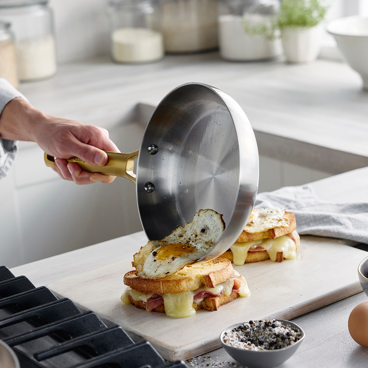 Reserve Stainless 20cm and 28cm Frypan Set
