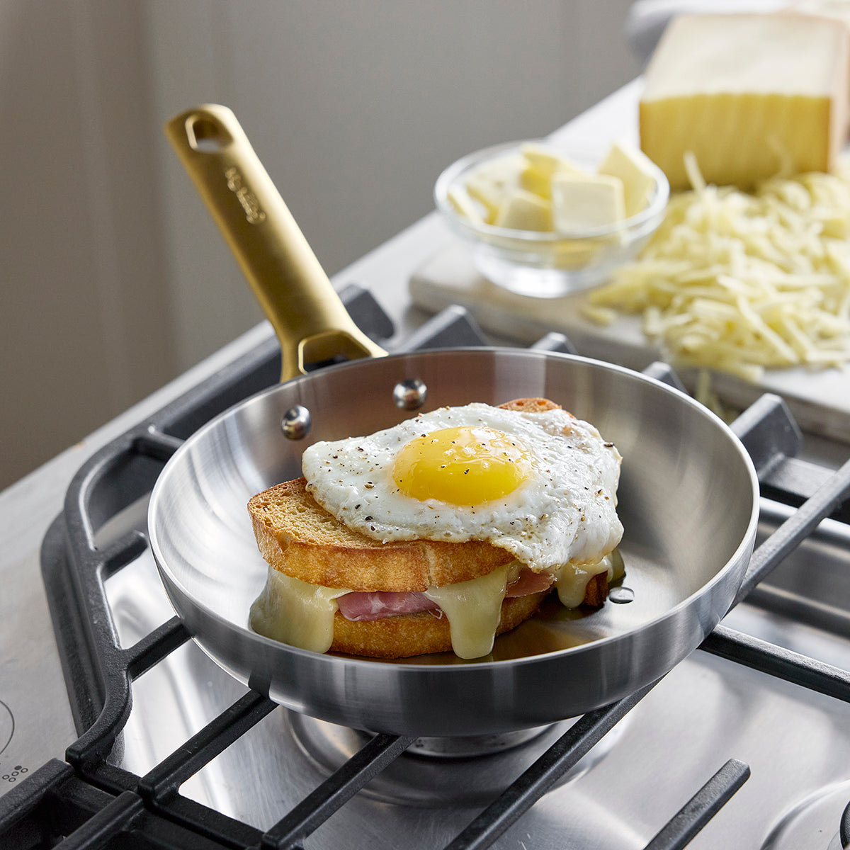 Reserve Stainless 20cm and 28cm Frypan Set
