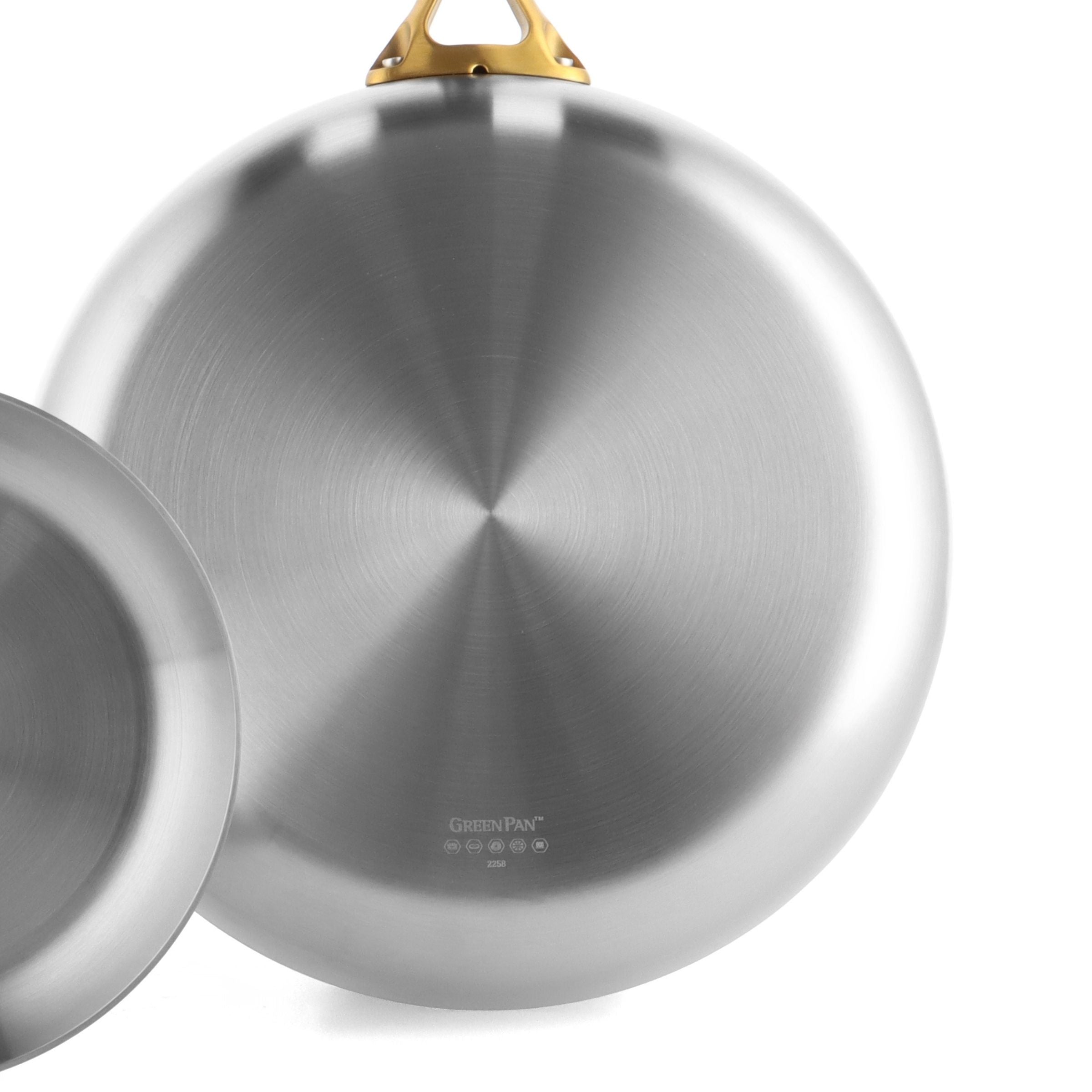 Padova Reserve 3 Ply Stainless Steel 2 Piece Frypan Set 20cm & 28cm