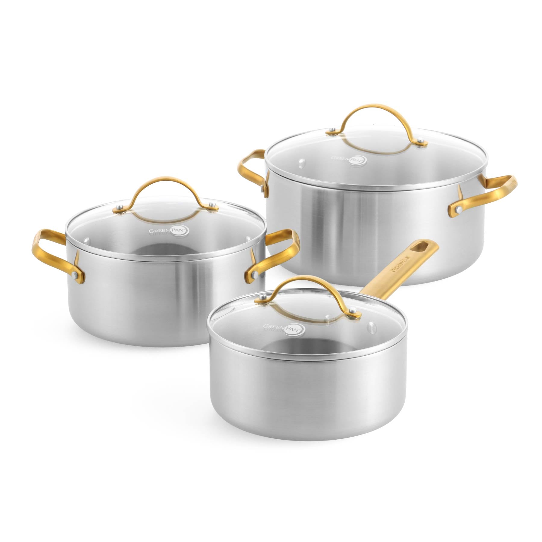 Padova Reserve 3 Ply Stainless Steel 3 Piece Set