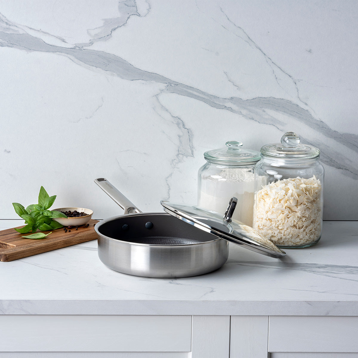 Apex Hybrid Ceramic Non-Stick 2.88-Litre Sauté Pan with Lid