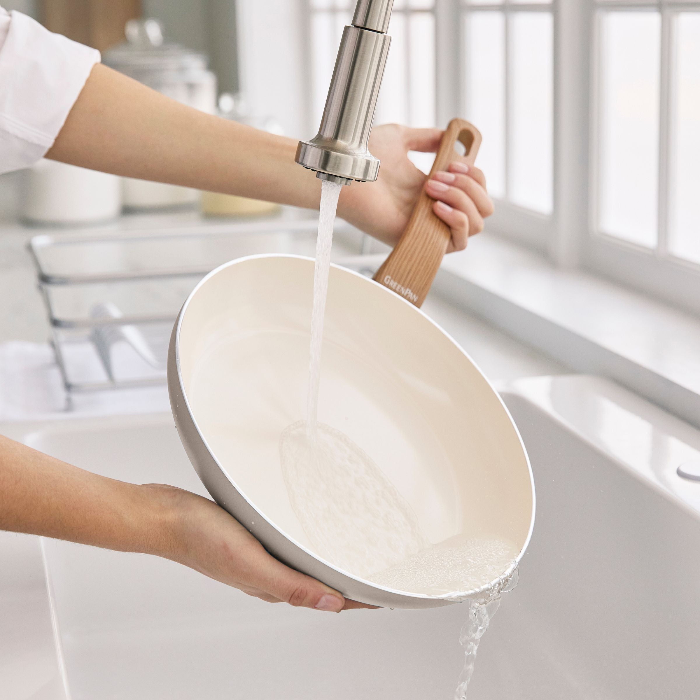 Essence 2 Piece Frypan Set 26cm & 30cm Taupe