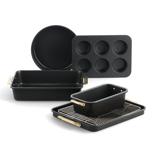 Reserve Bakeware 6-Piece Bakeware Set | Black