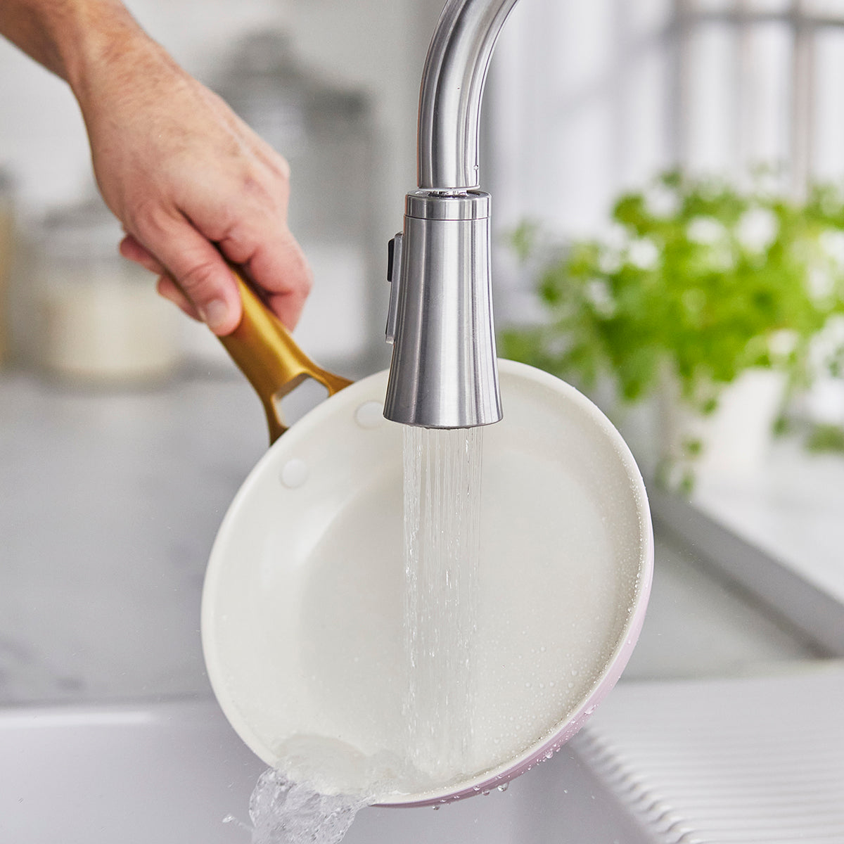 Reserve Ceramic Non-Stick 28cm Frypan | Blush
