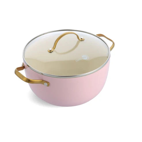 Padova Reserve Pink Saucepan 6 Piece Set