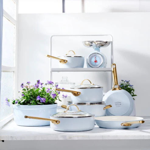 Padova Reserve Light Blue Frypan Set 2 Piece 20 - 26cm