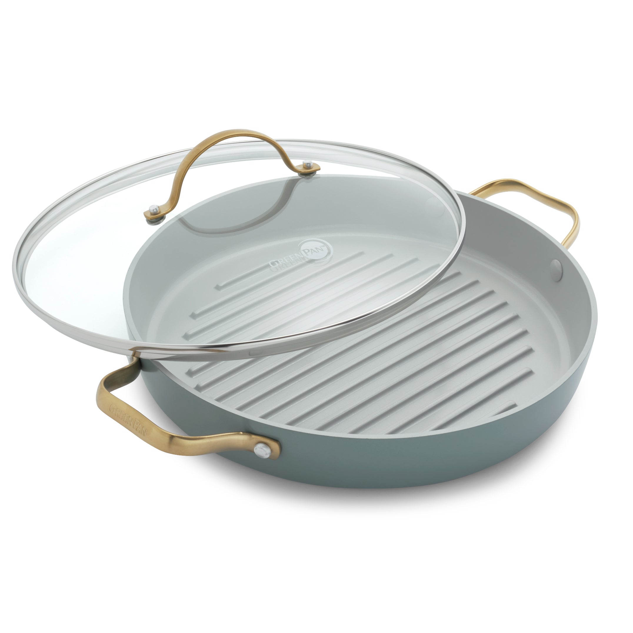 Padova Reserve Sky Blue Grill Pan 28cm