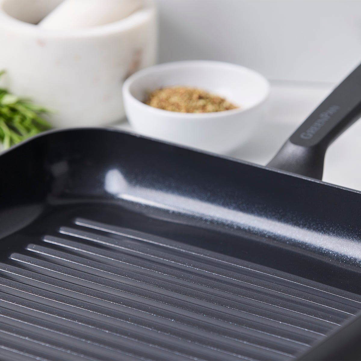 Memphis Ceramic Non-Stick 28 cm Grill Pan