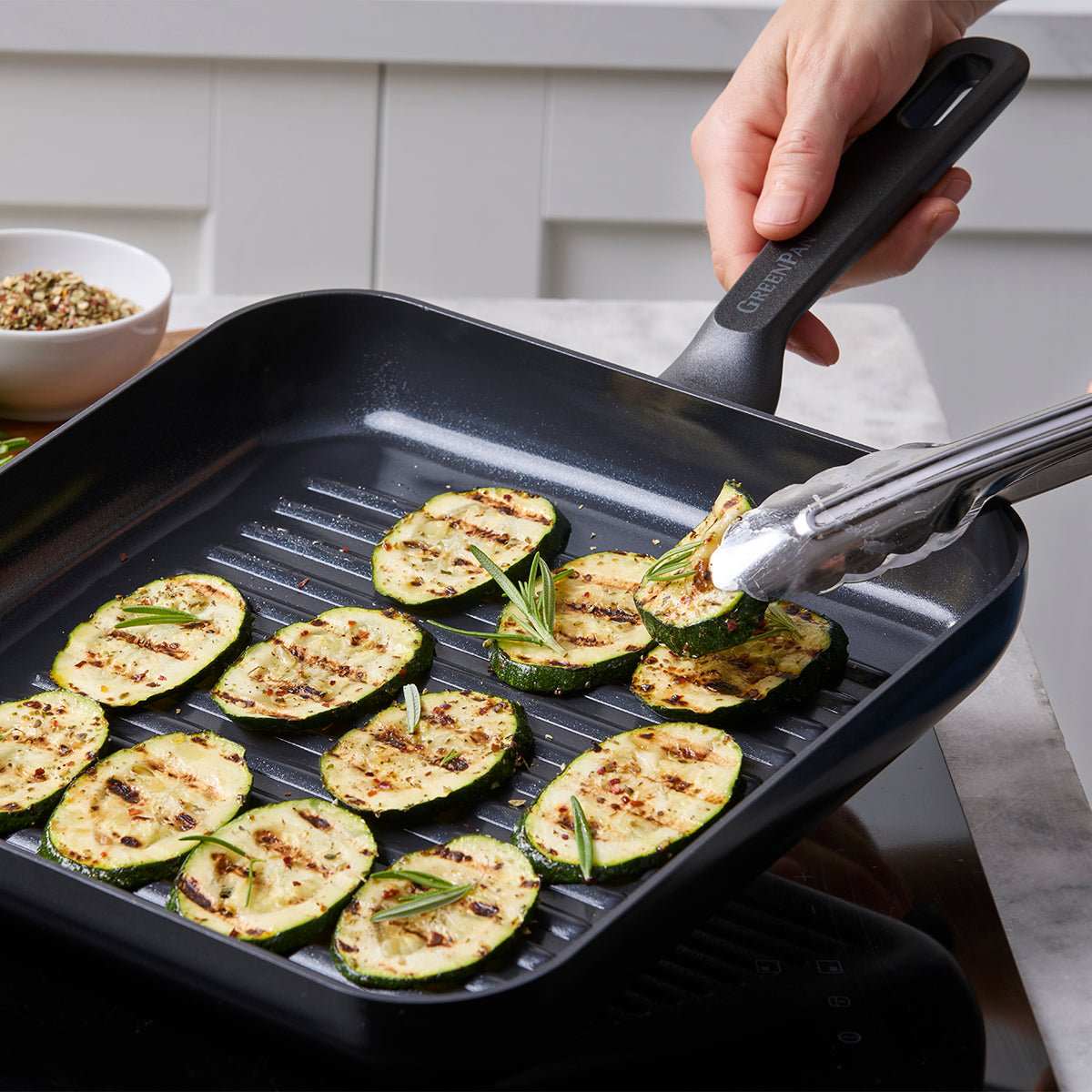 Memphis Ceramic Non-Stick 28 cm Grill Pan