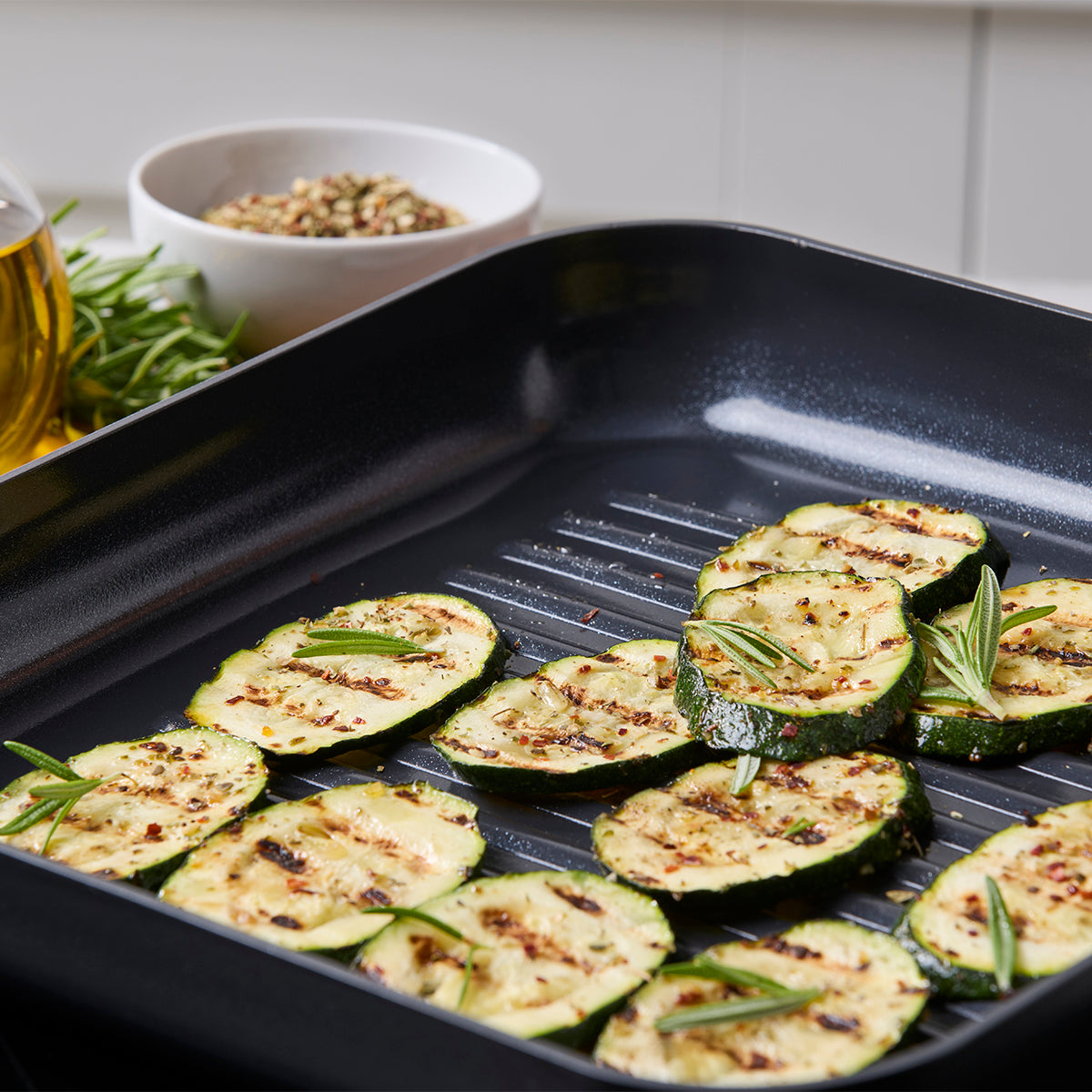 Memphis Ceramic Non-Stick 28 cm Grill Pan
