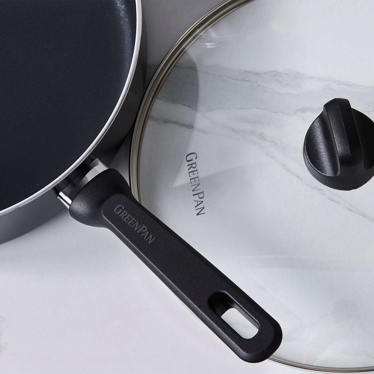 Memphis Ceramic Non-Stick 4.2-Litre Sauté Pan with Lid