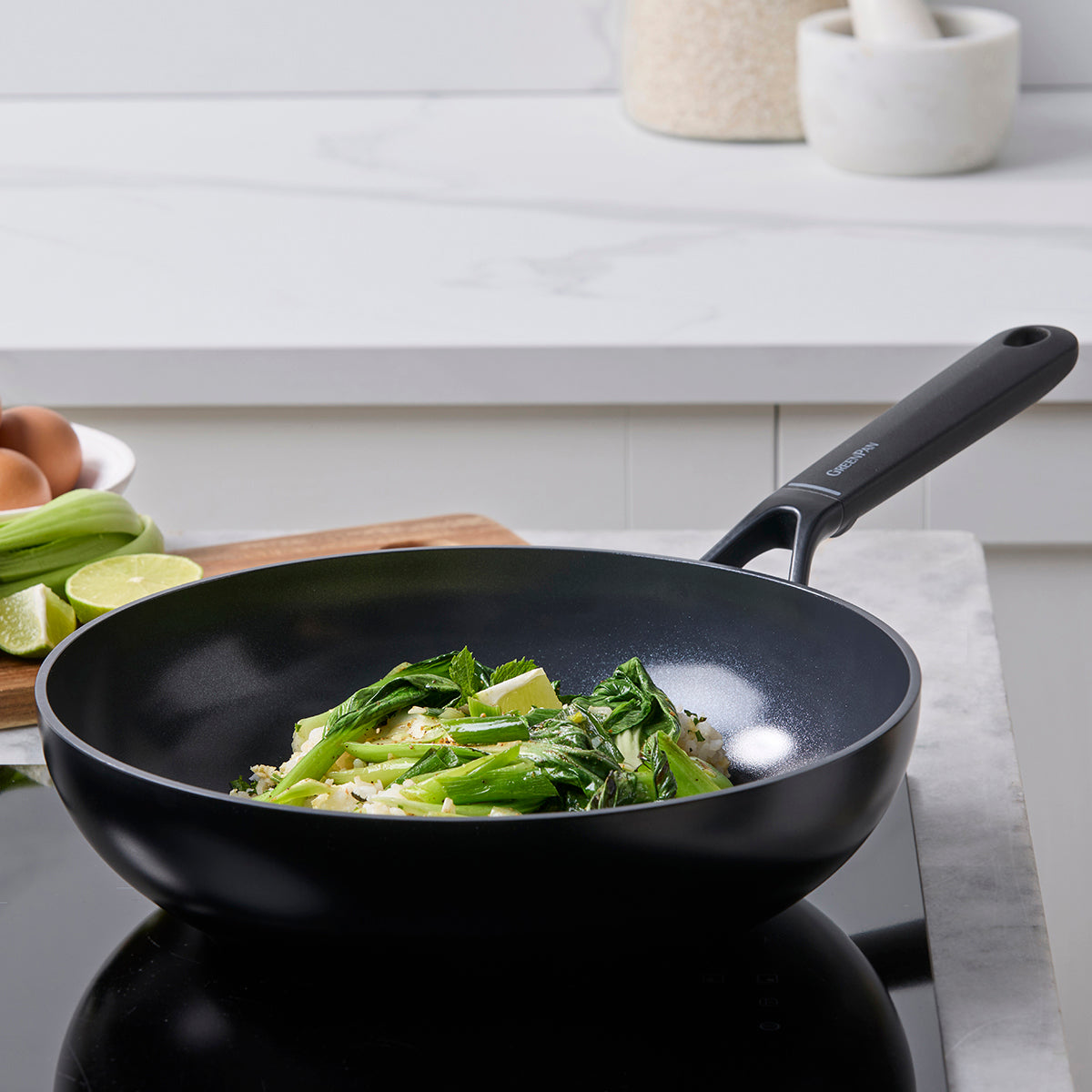Smart Ceramic Non-Stick 28 cm Wok