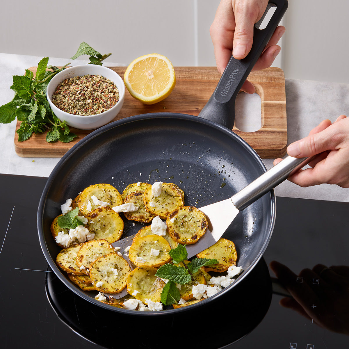 Memphis Ceramic Non-Stick 28 cm Frypan