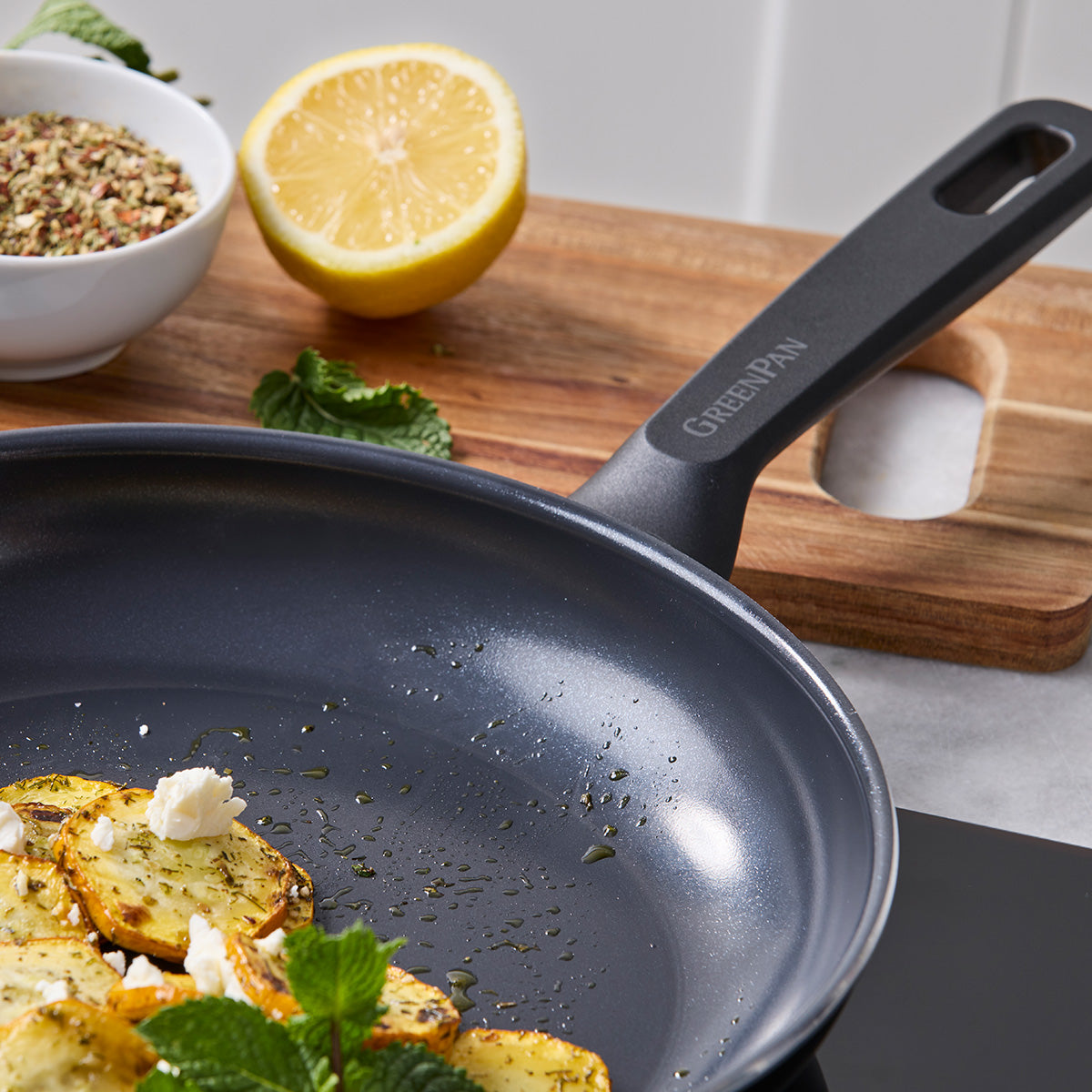 Memphis Ceramic Non-Stick 24 cm Frypan