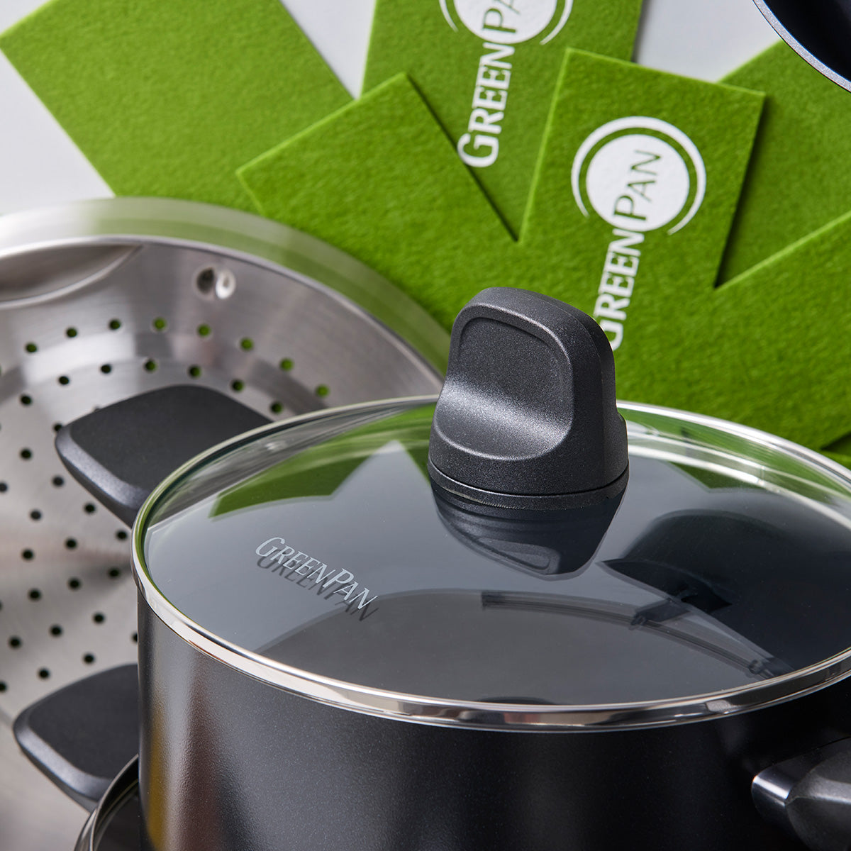 Memphis Ceramic Non-Stick 18-Piece Cookware Set