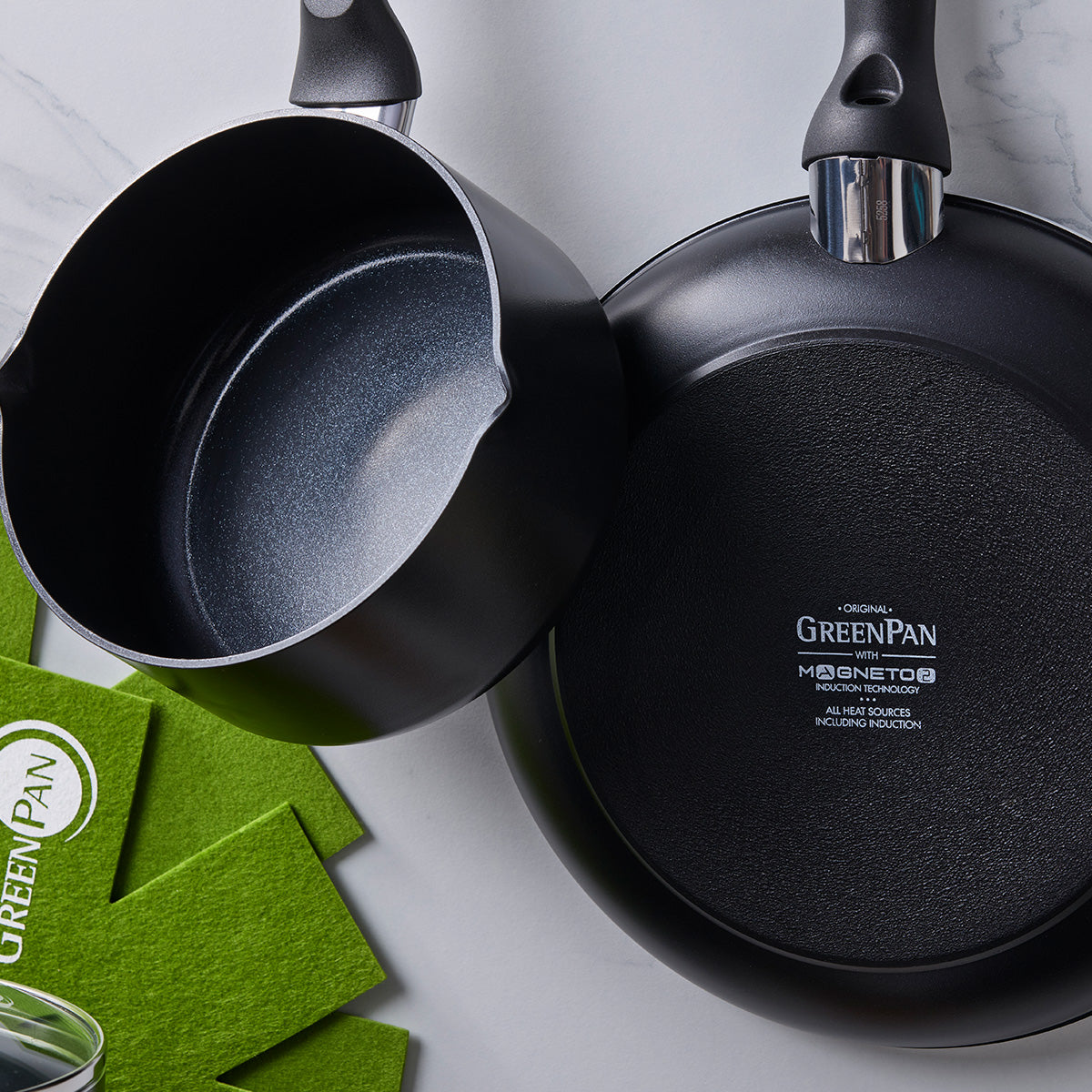 Memphis Ceramic Non-Stick 18-Piece Cookware Set