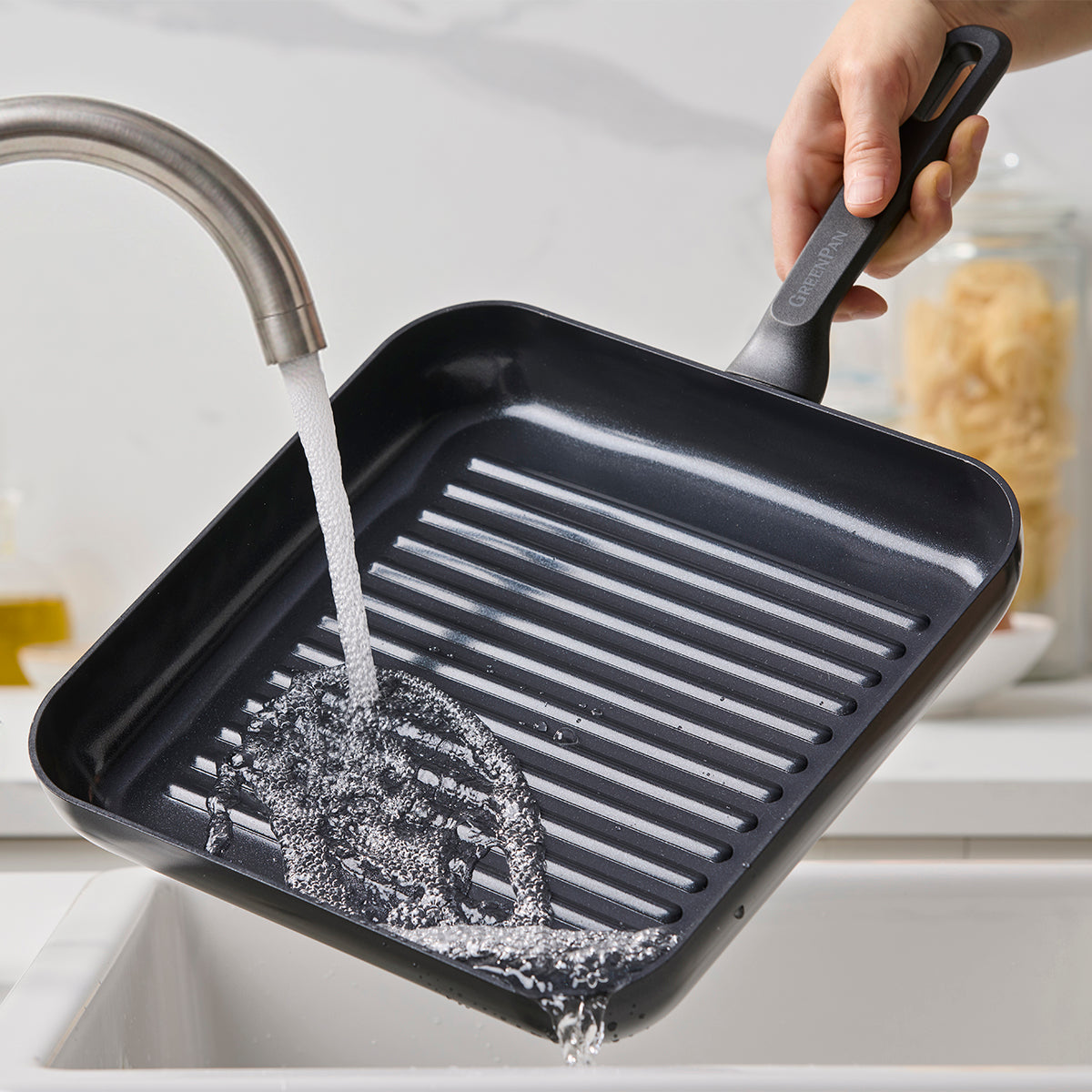 Memphis Ceramic Non-Stick 28 cm Grill Pan
