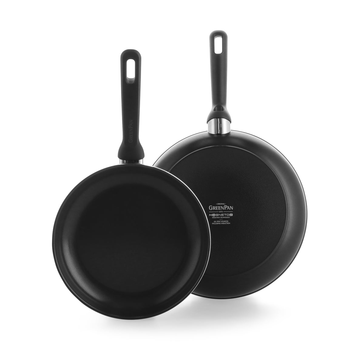 Memphis Ceramic Non-Stick 24 cm and 28 cm Frypan Set