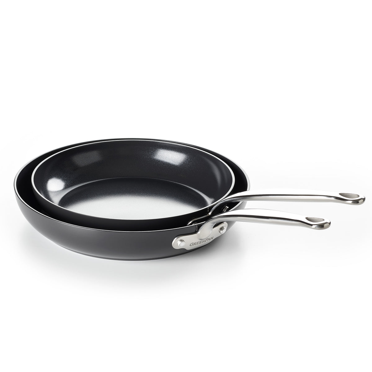 Barcelona Ceramic Non-Stick 24cm and 28cm Frypan Set
