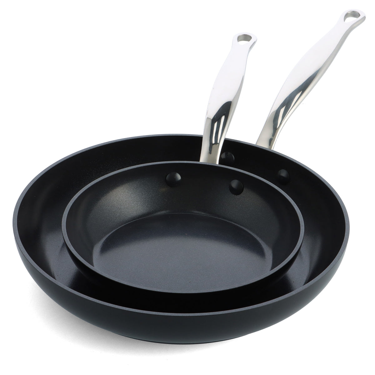 Barcelona Ceramic Non-Stick 20cm and 28cm Frypan Set