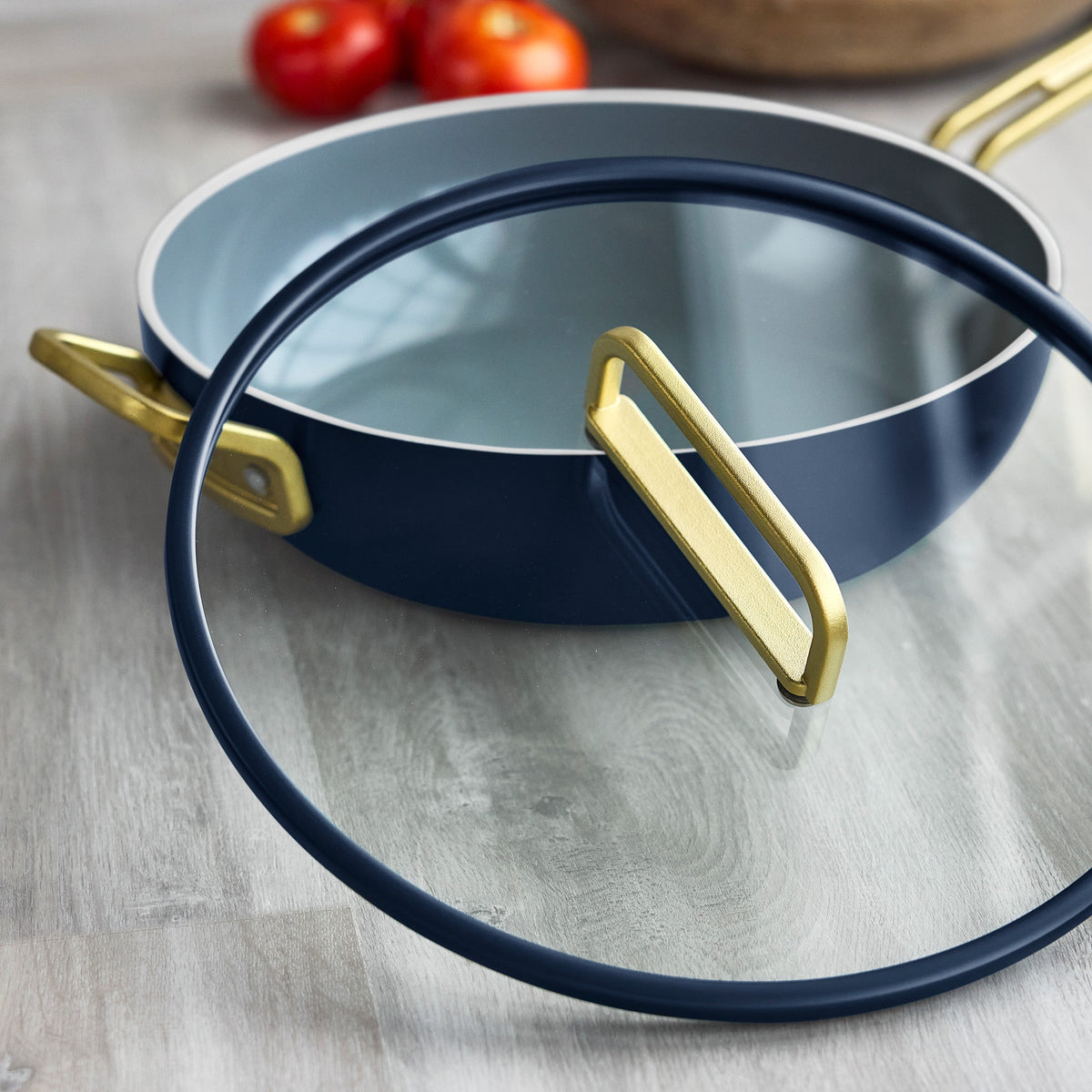 Stanley Tucci™ Ceramic Non-Stick 4.25-Litre Stanley Pan Jr. | Marino Blue