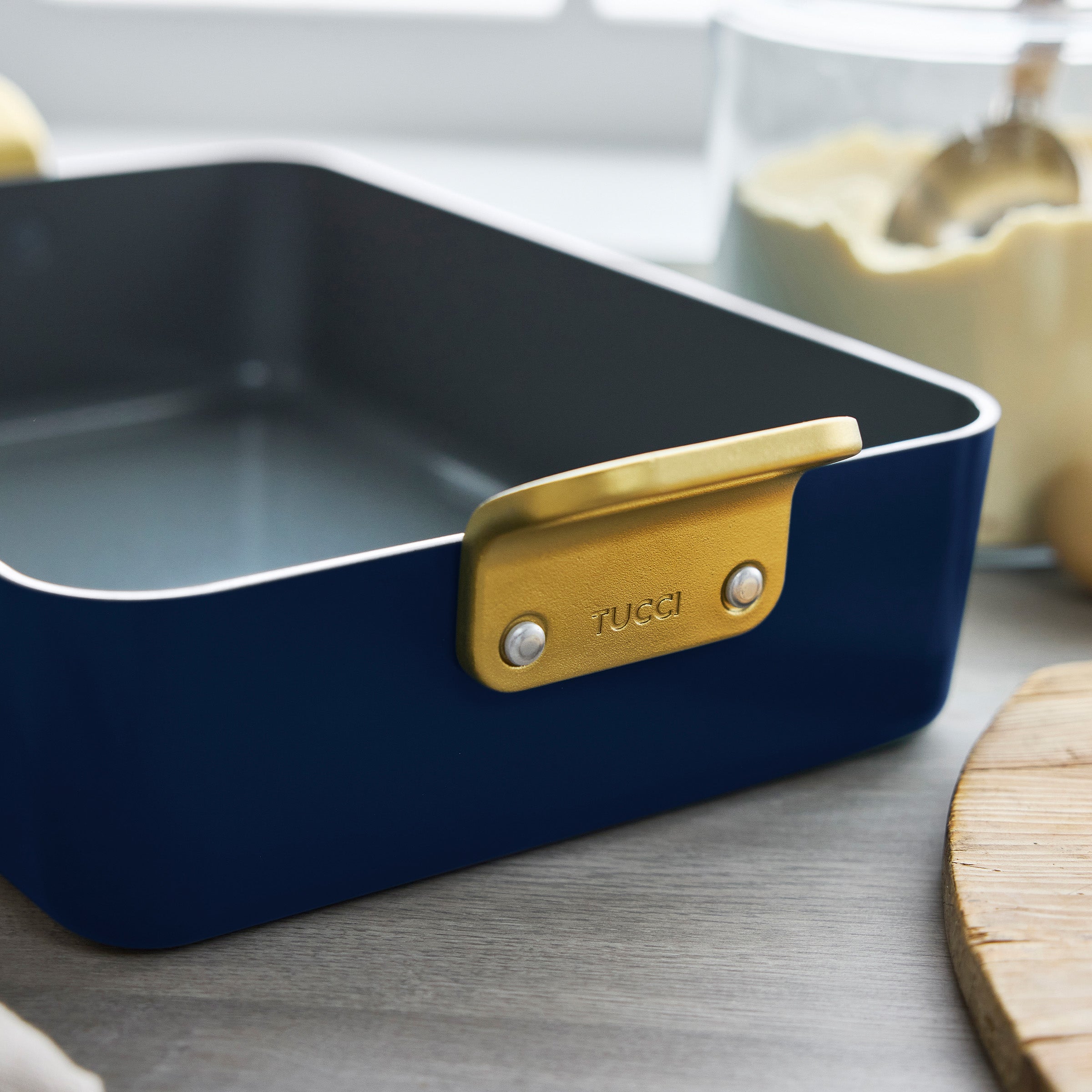 Stanley Tucci™ Ceramic Non-Stick Lasagna Pan | Marino Blue