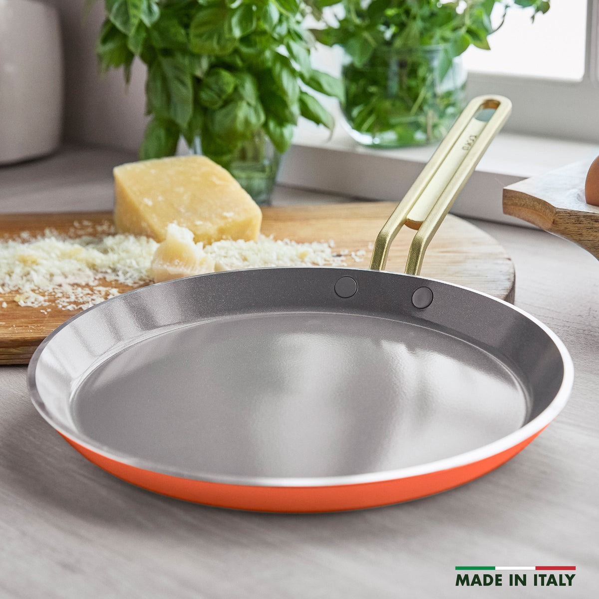 Stanley Tucci™ Ceramic Non-Stick 26 cm Crepe and Omelette Pan | Amalfi Sunset