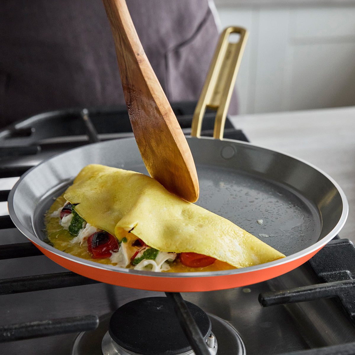 Stanley Tucci™ Ceramic Non-Stick 26 cm Crepe and Omelette Pan | Amalfi Sunset