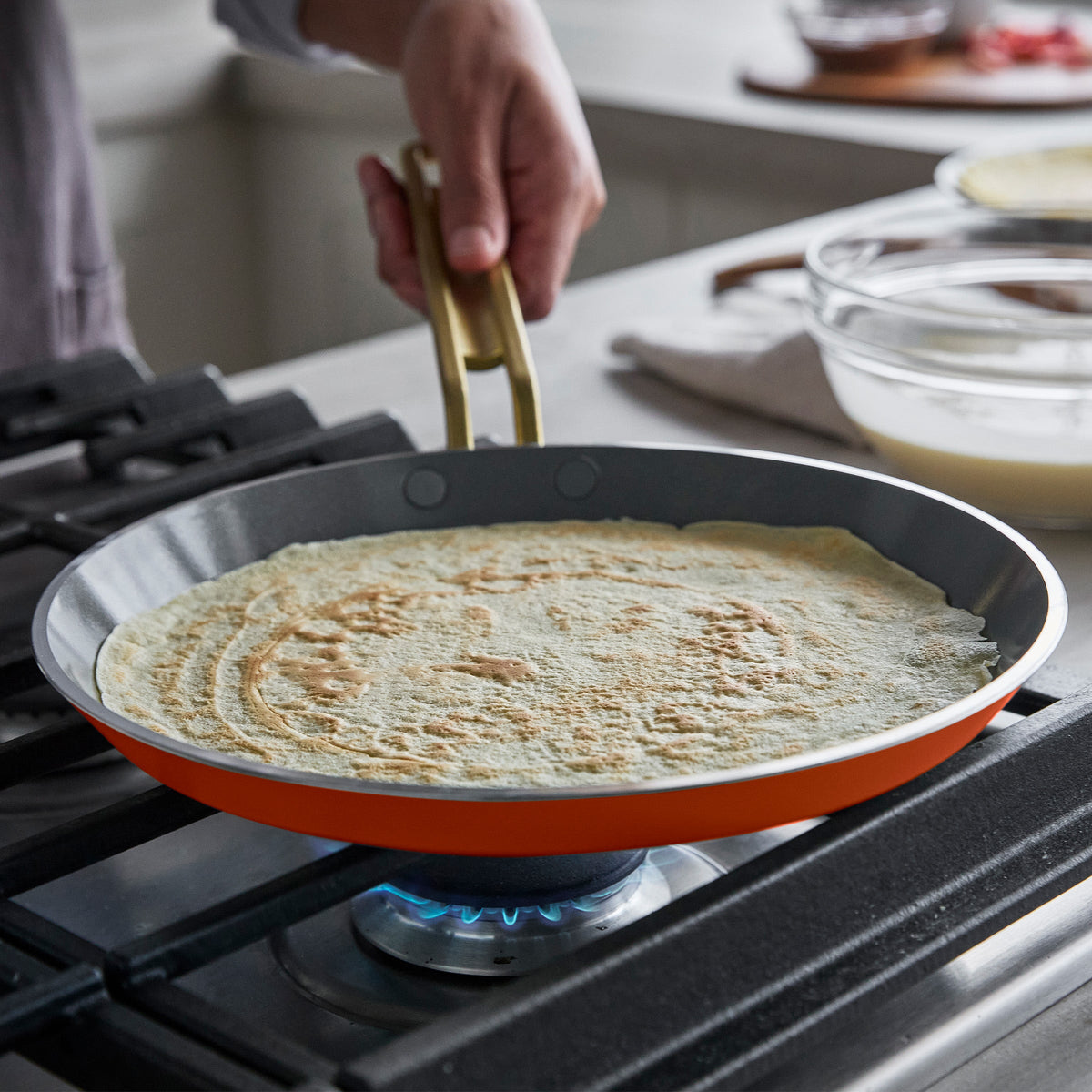 Stanley Tucci™ Ceramic Non-Stick 26 cm Crepe and Omelette Pan | Amalfi Sunset