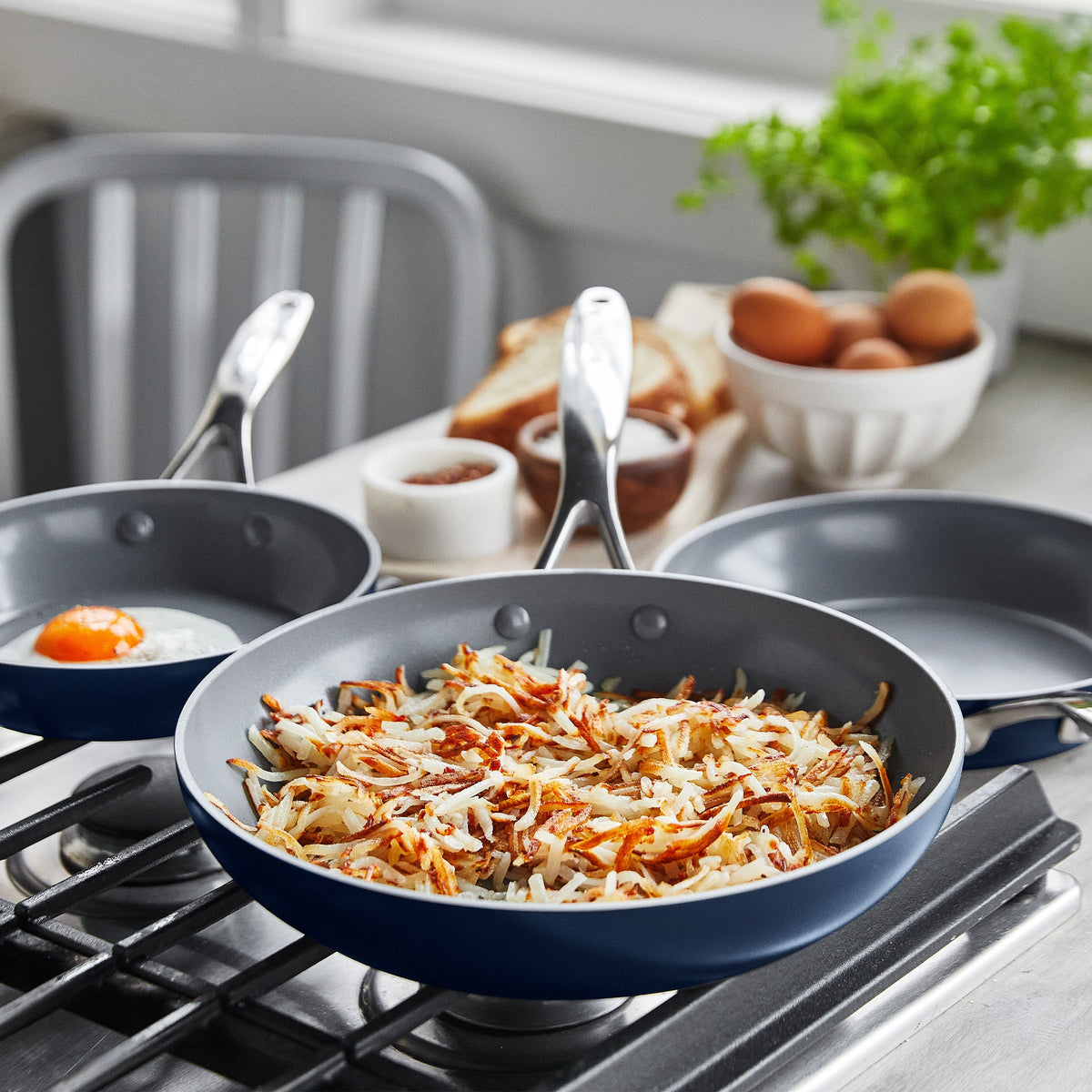 Valencia Pro Ceramic Non-Stick 11-Piece Cookware Set | Twilight