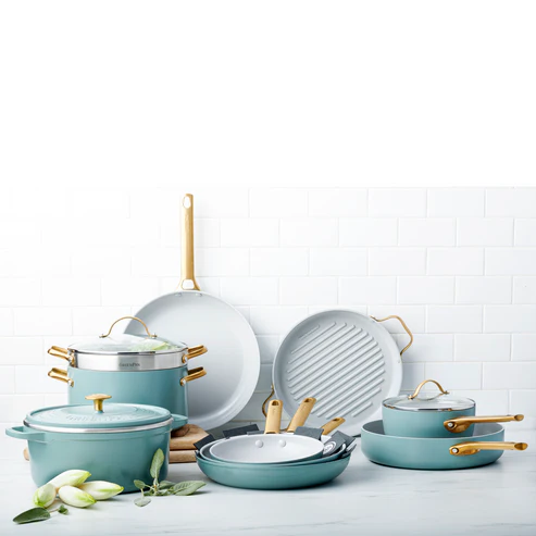 Padova Reserve Sky Blue Frypan Set 2 Piece Set