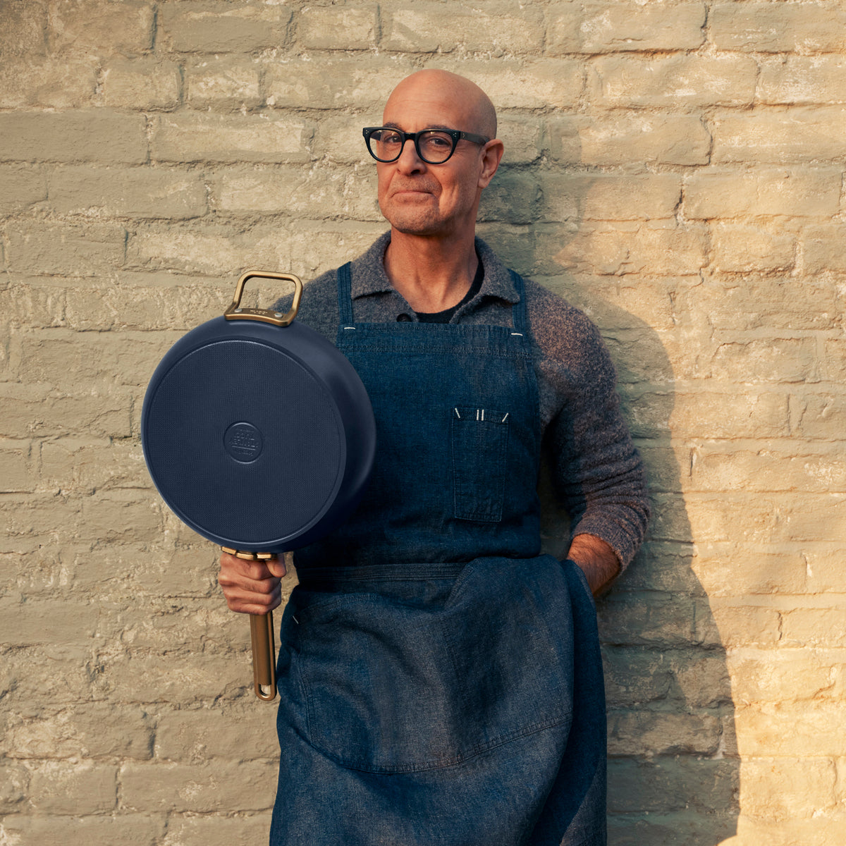 Stanley Tucci™ Ceramic Non-Stick 4.25-Litre Stanley Pan Jr. | Marino Blue